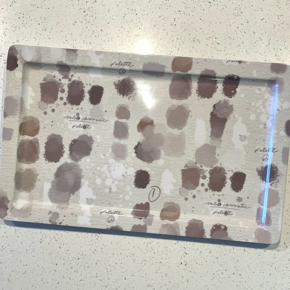 Four NEW Melamine 19" X 12" Serving Trays